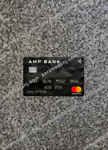 Australia AMP Bank mastercard photolook front